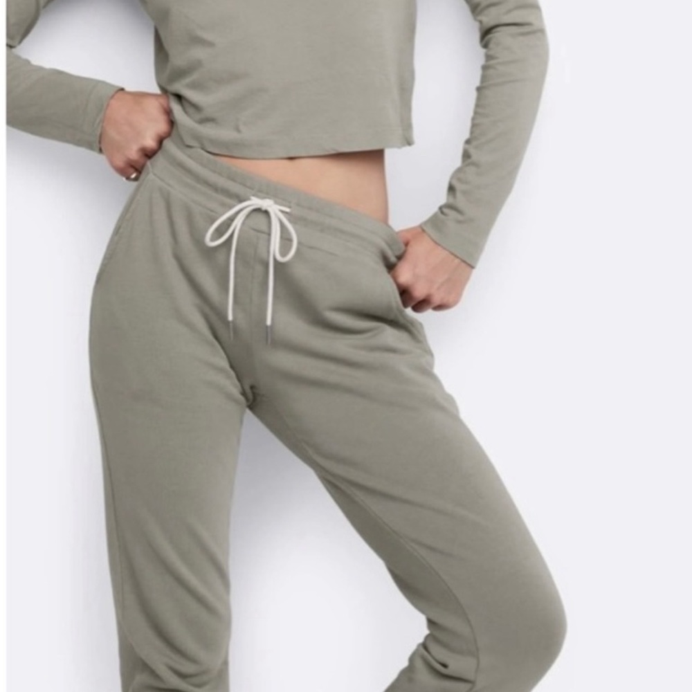 Mate the Label Organic Terry Classic Jogger, NWT, Sage